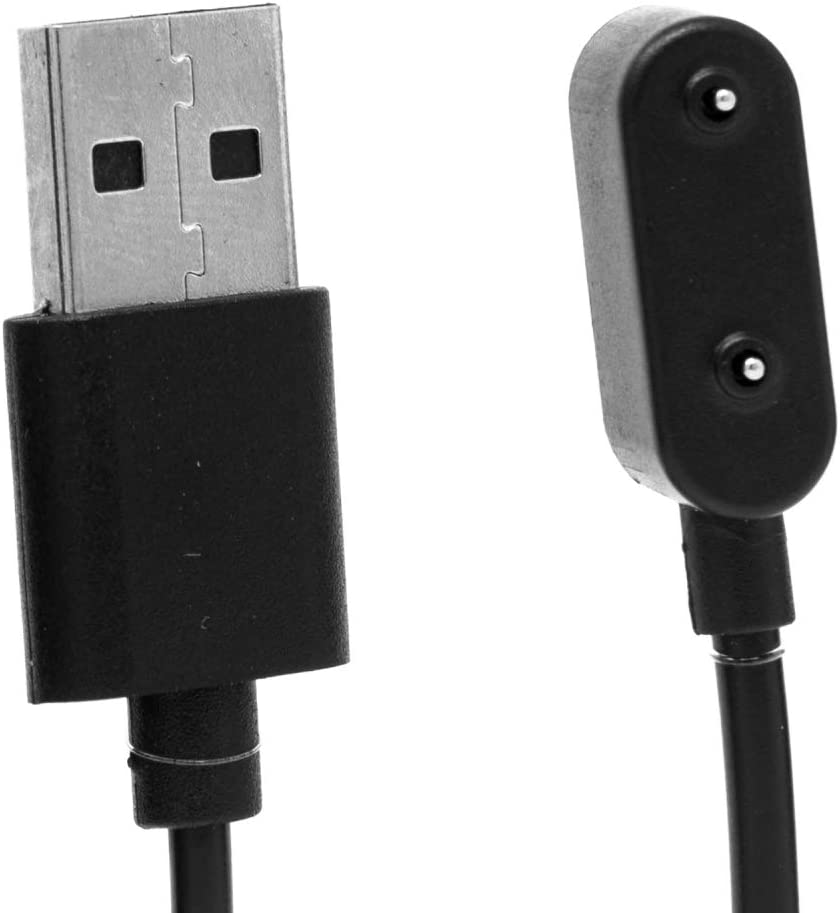 SYSTEM-S USB 2.0 snúra 100 cm hleðslusnúra fyrir Huawei Band 7 6 Pro Watch Fit Mini snjallúr