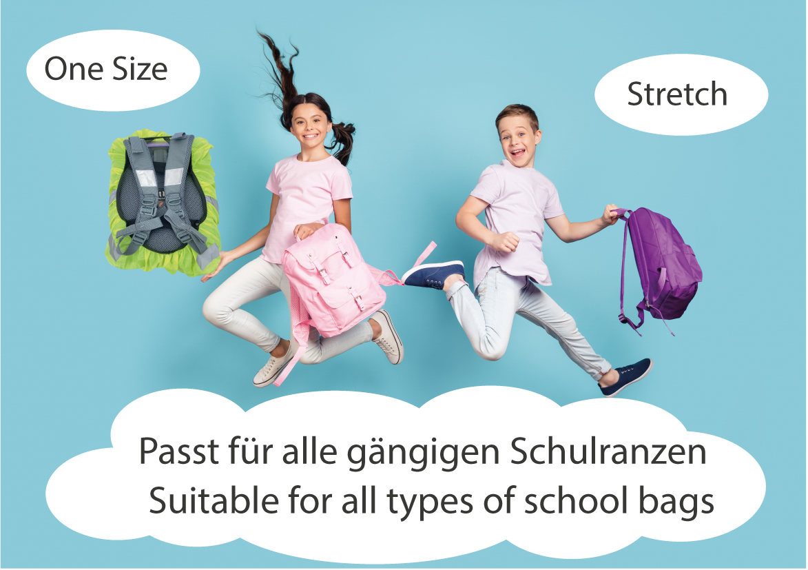 Kinder Farbwechsel Ranzenschutz - Stern