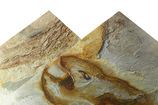 Hágæða ljósasúla frá Epstein Design, B-flokks, E27, úr náttúrulegu leirsteini, hæð 25 cm.