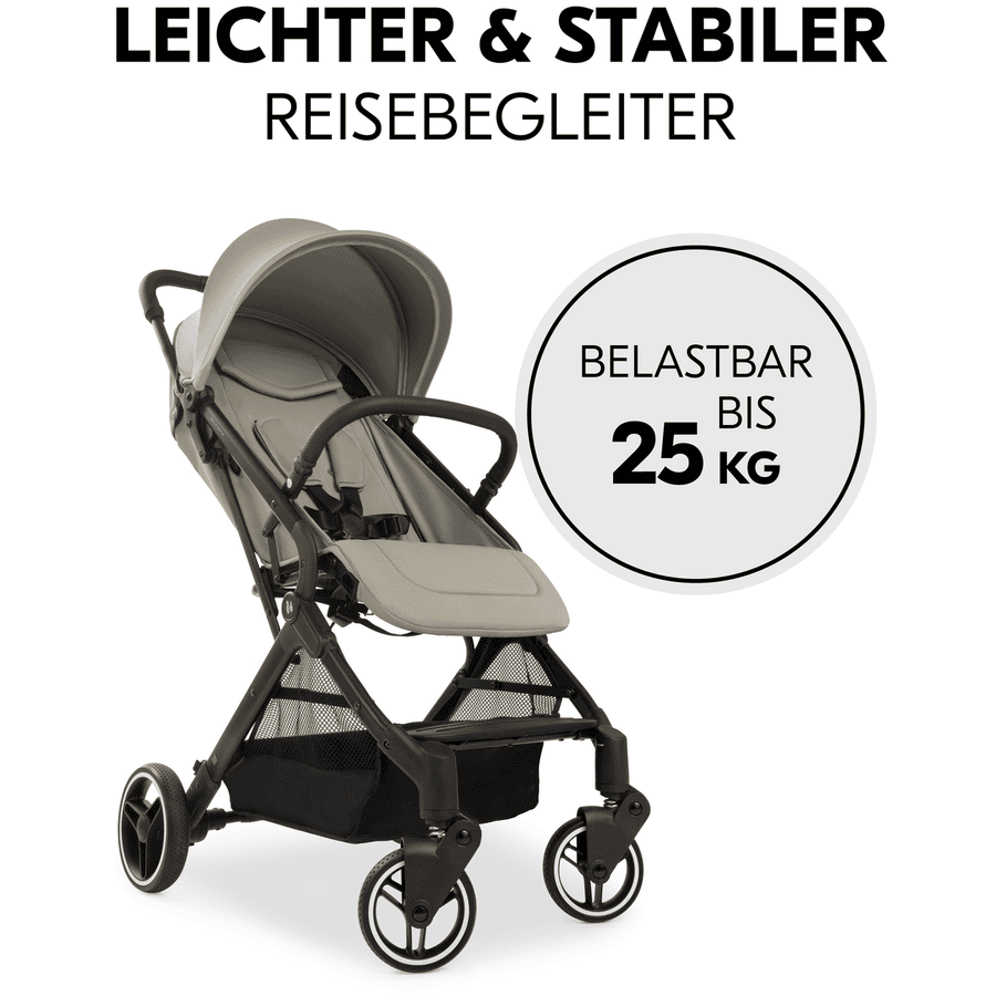 Hauck Buggy Travel N Care Plus barnavagn, liggjandi barnavagn, Baby Olive, stærð 617