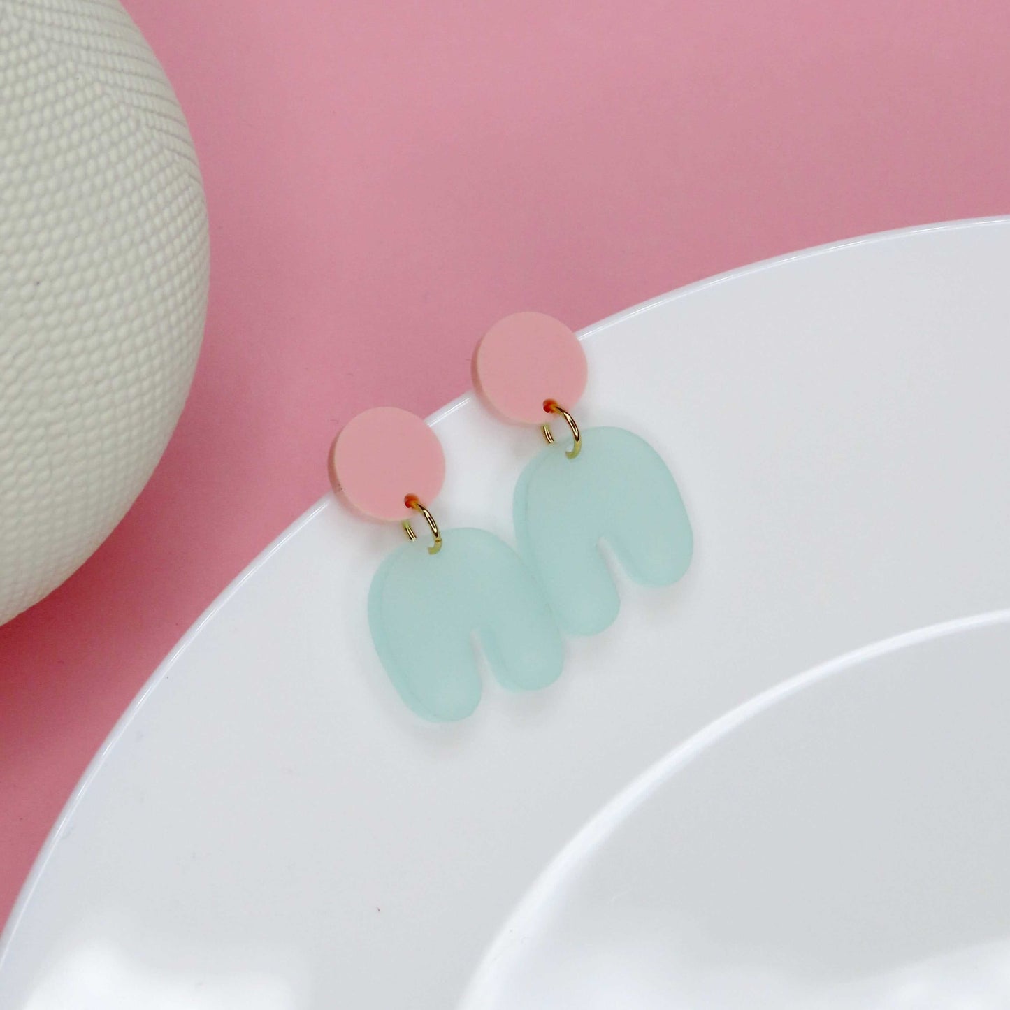 Ice Squishy Arch Bogen Ohrringe