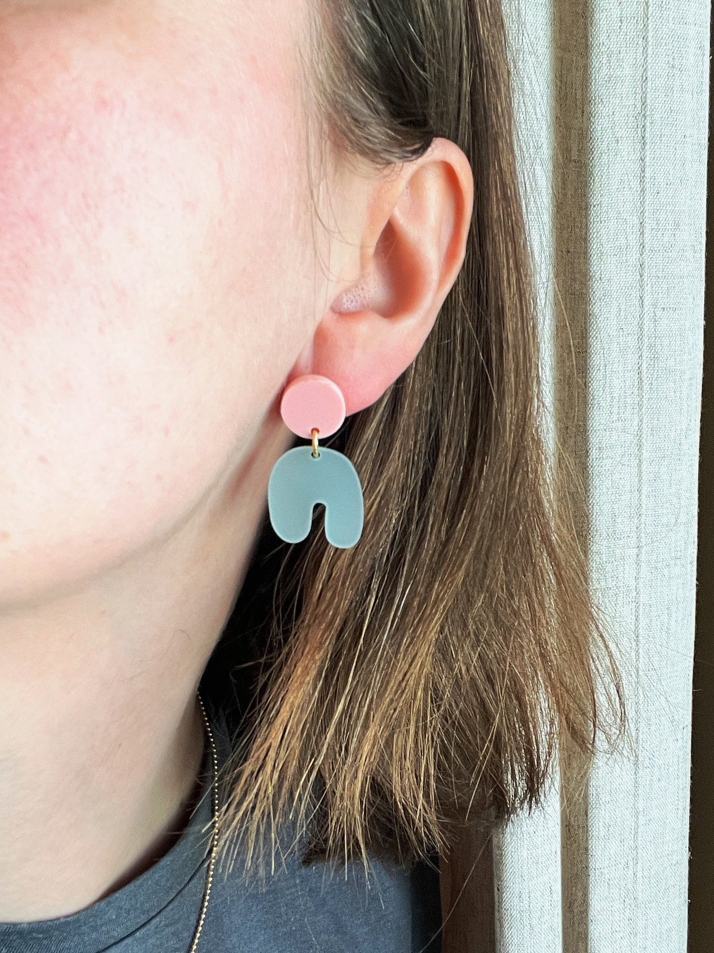 Ice Squishy Arch Bogen Ohrringe