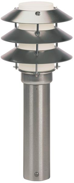 B-flokks Albert garðlampi, standljós, útilampi, ljós, lampi úr ryðfríu stáli Lanterno