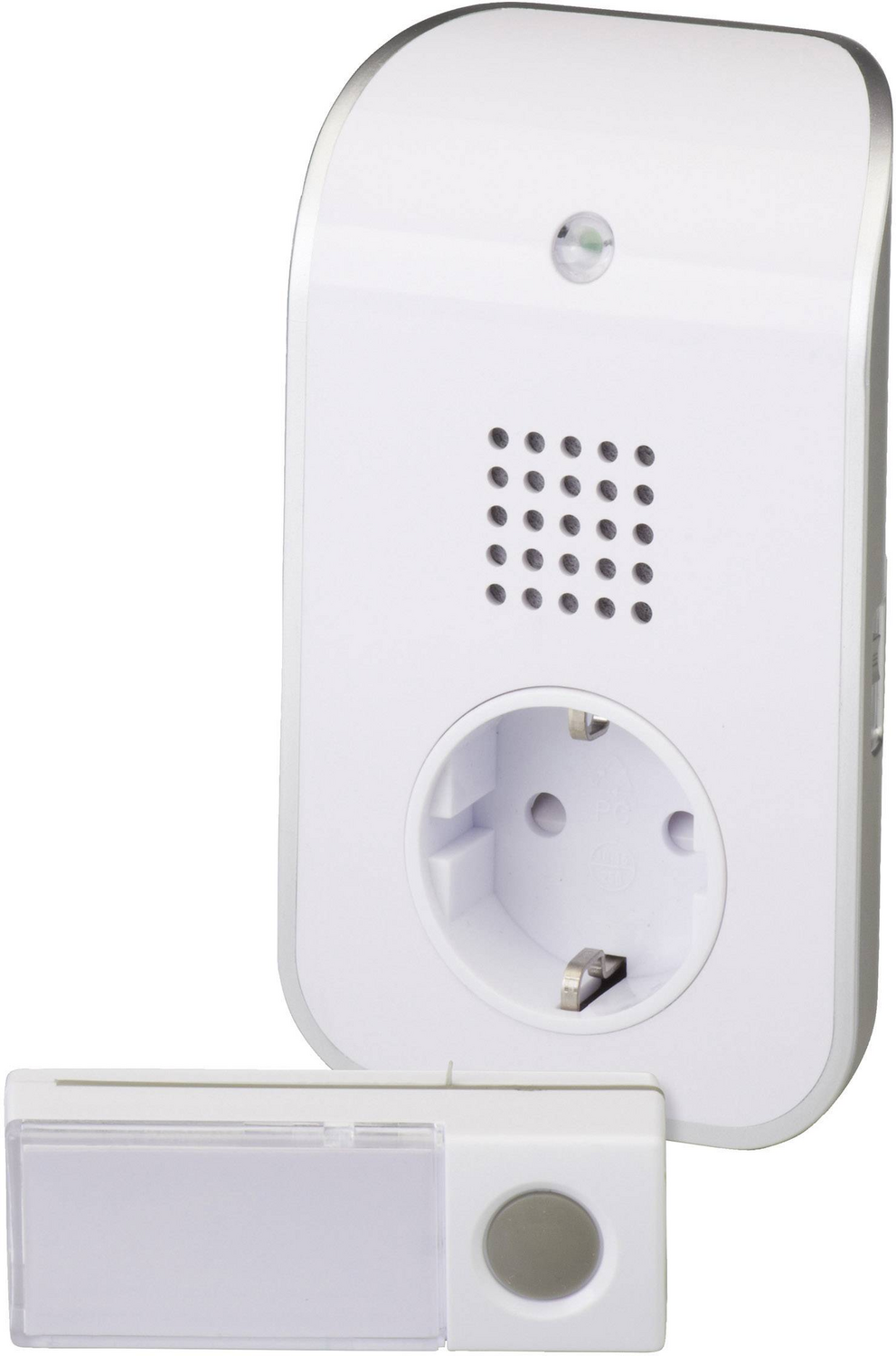 B-grade Heidemann 80211 wireless doorbell complete set, bell & chime, wireless doorbells, wireless chimes