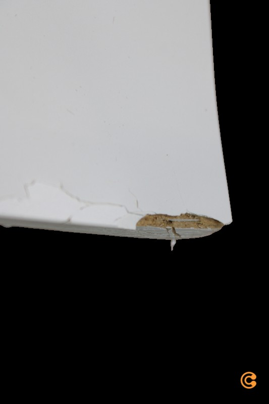 Innleggsplata frá Andersen húsgögnum, B-flokks, fyrir DK10 lagskipt gólfefni, hvít, 110x50 cm. Sjá texta/mynd.