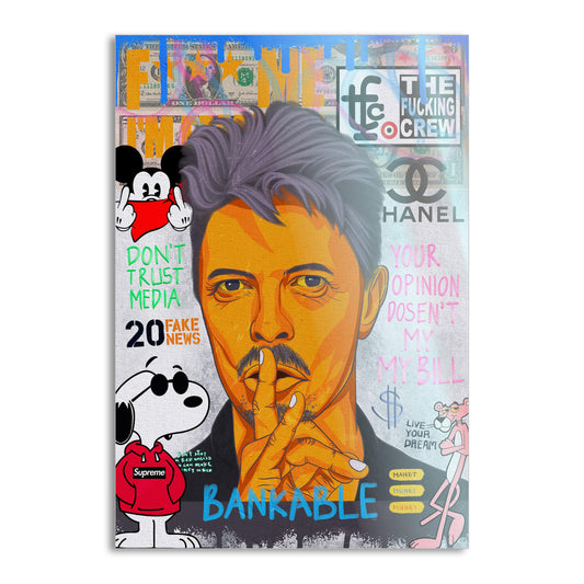 Andy Bowie - Leinwandbild Pop Art