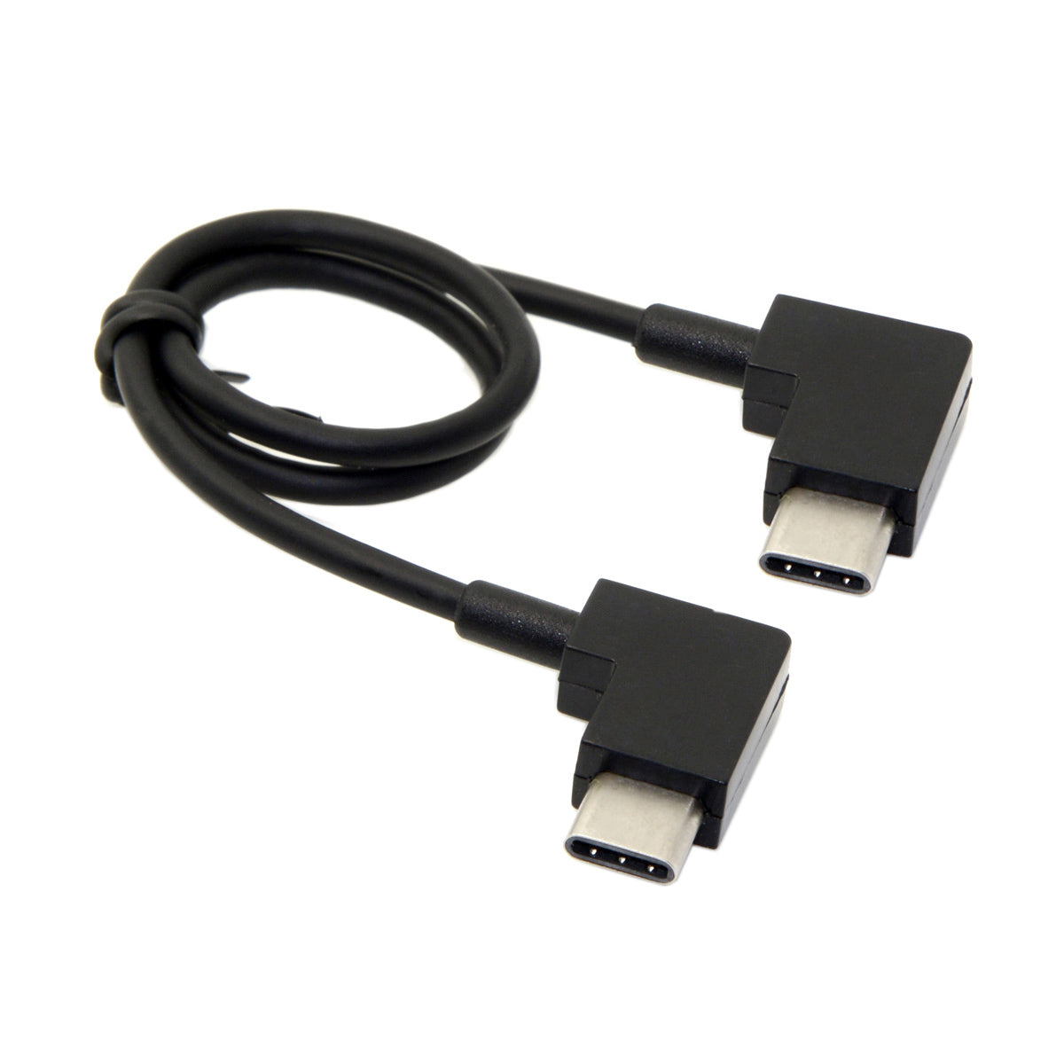 System-S USB snúra 3.1 Tegund C í USB 3.1 Tegund C 90° hallandi 30 cm