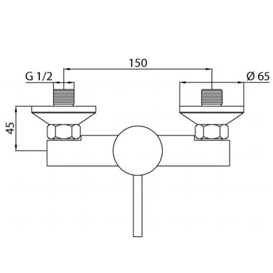 Aqua-Su "Lea" Duscharmatur (chrom)