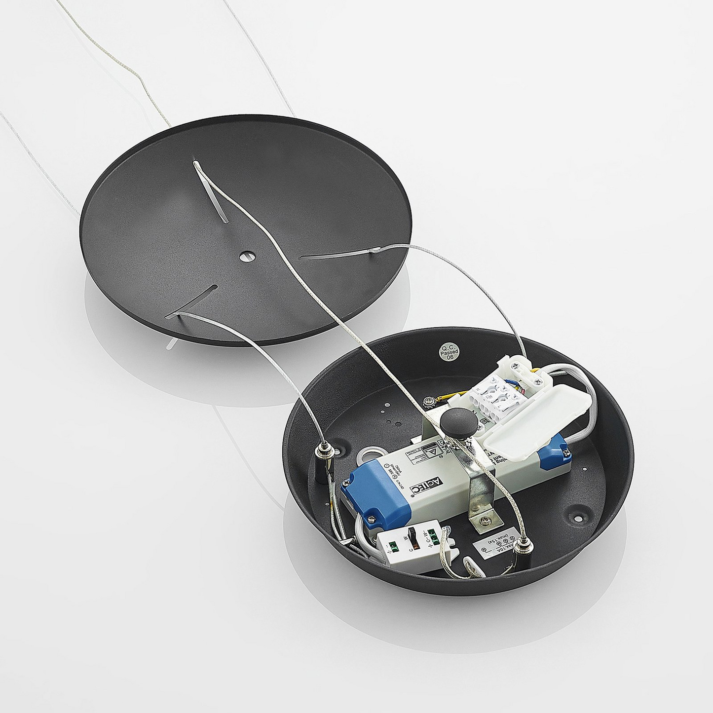 B-flokks Arcchio Aleksi LED hengiljós, loftlampi, ø45 cm kringlótt