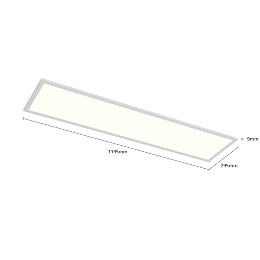 Arcchio Nesley LED-loftljós í B-flokki, 120 cm langt, 4000 K, hvítt