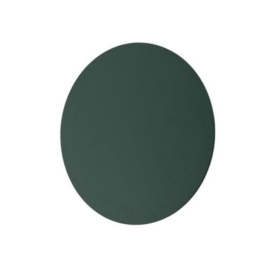 B-flokks Argon Lighting LED veggljós, vegglampi Orios Plus, grænn, stál, ø 30 cm