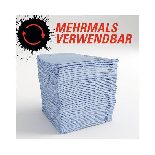 WypAll® ForceMax PowerClean - Viertelgefaltet / Blau - 1 Dispenser Box x 40 Sheets | Karton (1 Spenderbox)