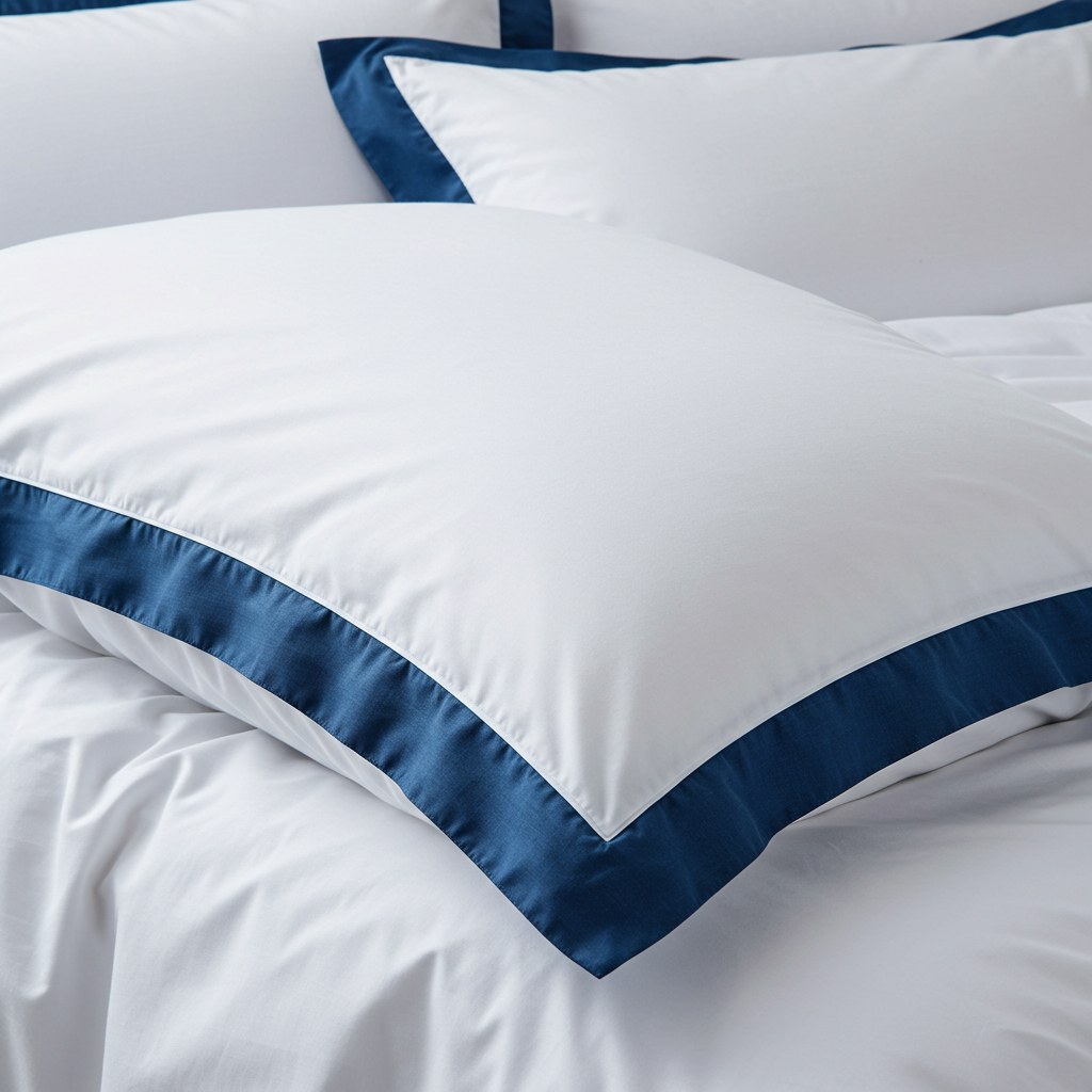 Aura bómullarperkal koddaver