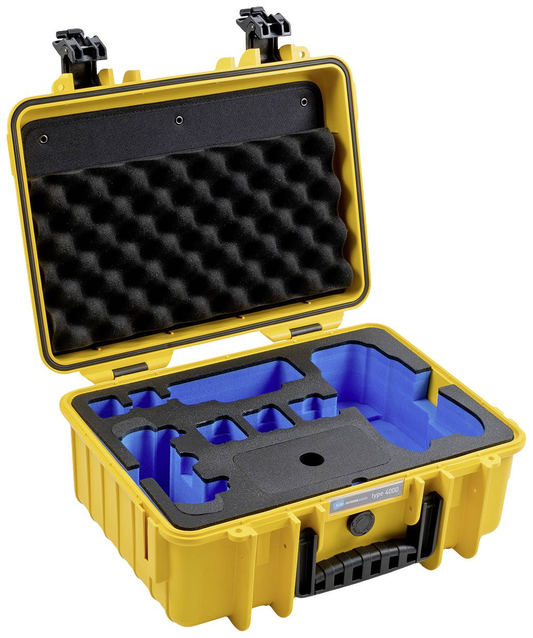 B-lager B & W International flutningstaska Case Outdoor 4000 Yellow Dji Mavic 3 taska