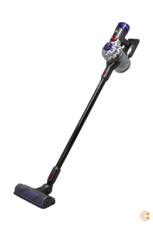 Dyson V8 þráðlaus handryksuga, pokalaus, silfurlituð, gölluð, á lager