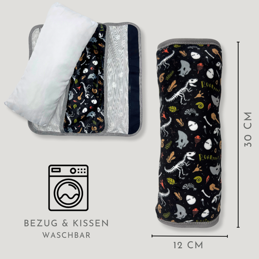 Auto Schlafkissen Dino Skelett