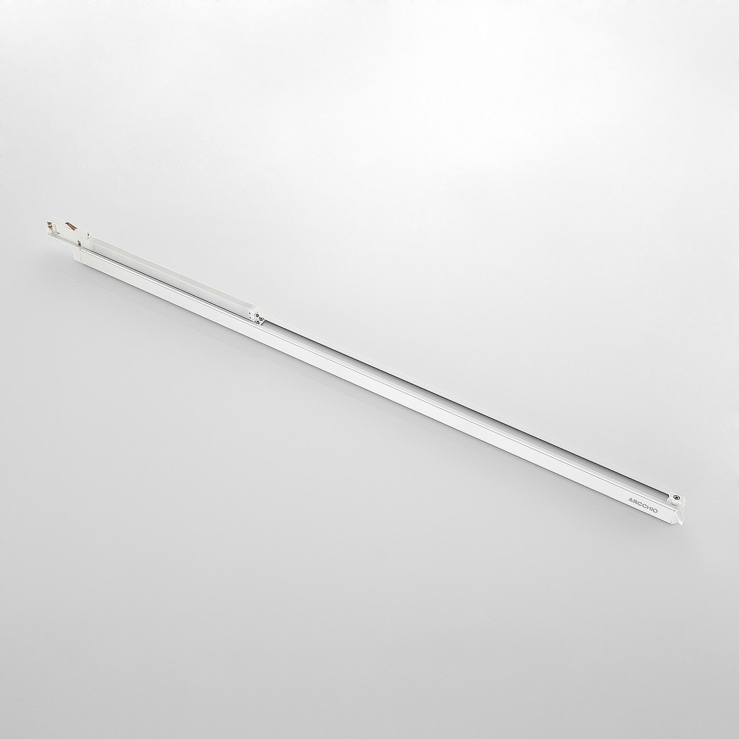 B-flokks Arcchio Harlow LED loftljós, skrautleg loftlampi, hvítur, 109 cm, 4000K LED