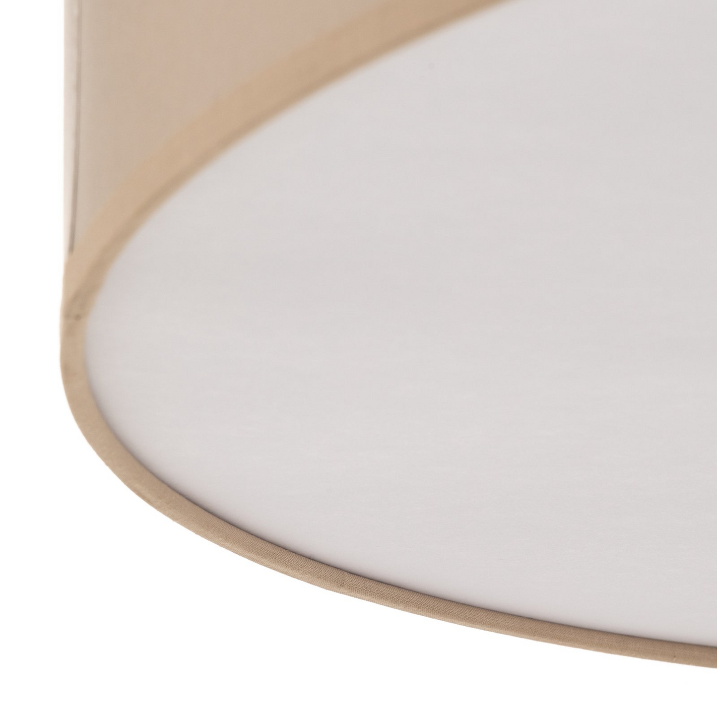 B-grade Euluna Rondo ceiling lamp, ceiling light, E27, with spacer, cream, ø 60cm