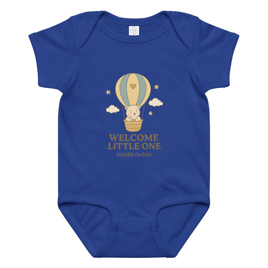 Baby-Body Welcome Little One Heißluftballon – Zart, bequem & im Baddeldaddel Design!
