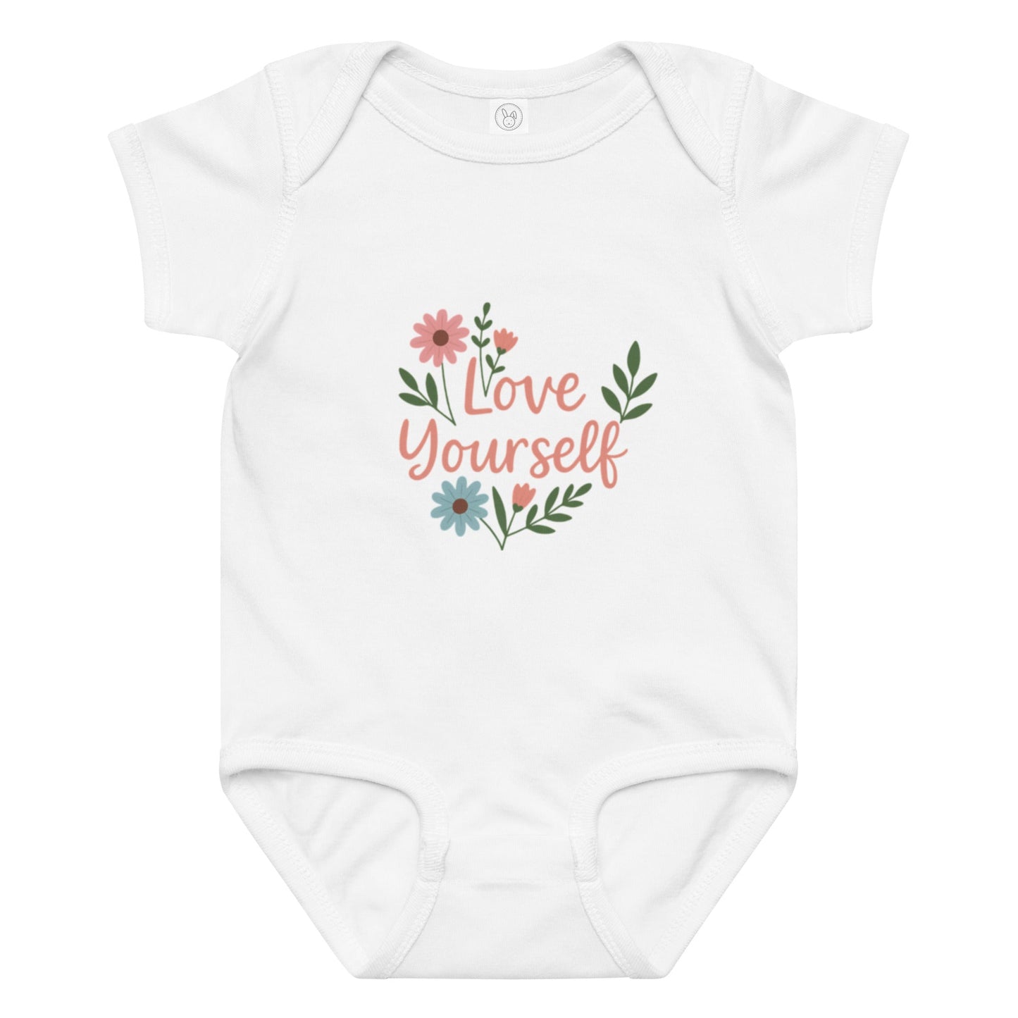 Baby-Body mit „Love Yourself“-Motiv – weich, liebevoll & bequem für jeden Tag!