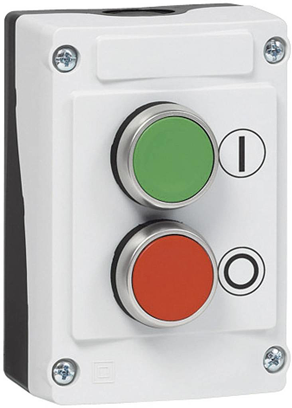 B-flokks Baco Lbx20120 þrýstihnappur IP66 tafarlaus hús / hnappur litur rauður grænn 1 stk.