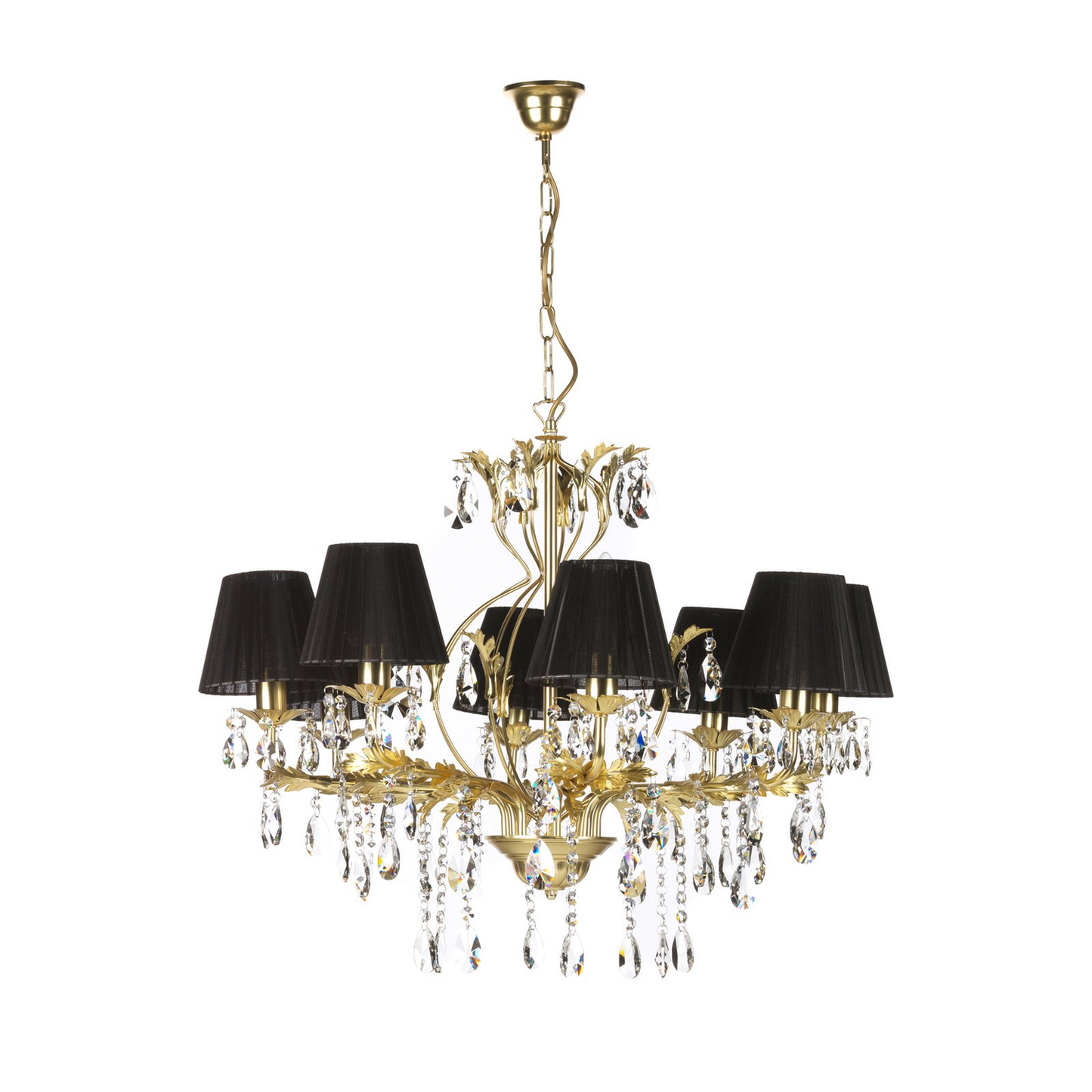 B-grade chandelier Karen eight-light gold black ceiling lamp ceiling light lamp spotlight