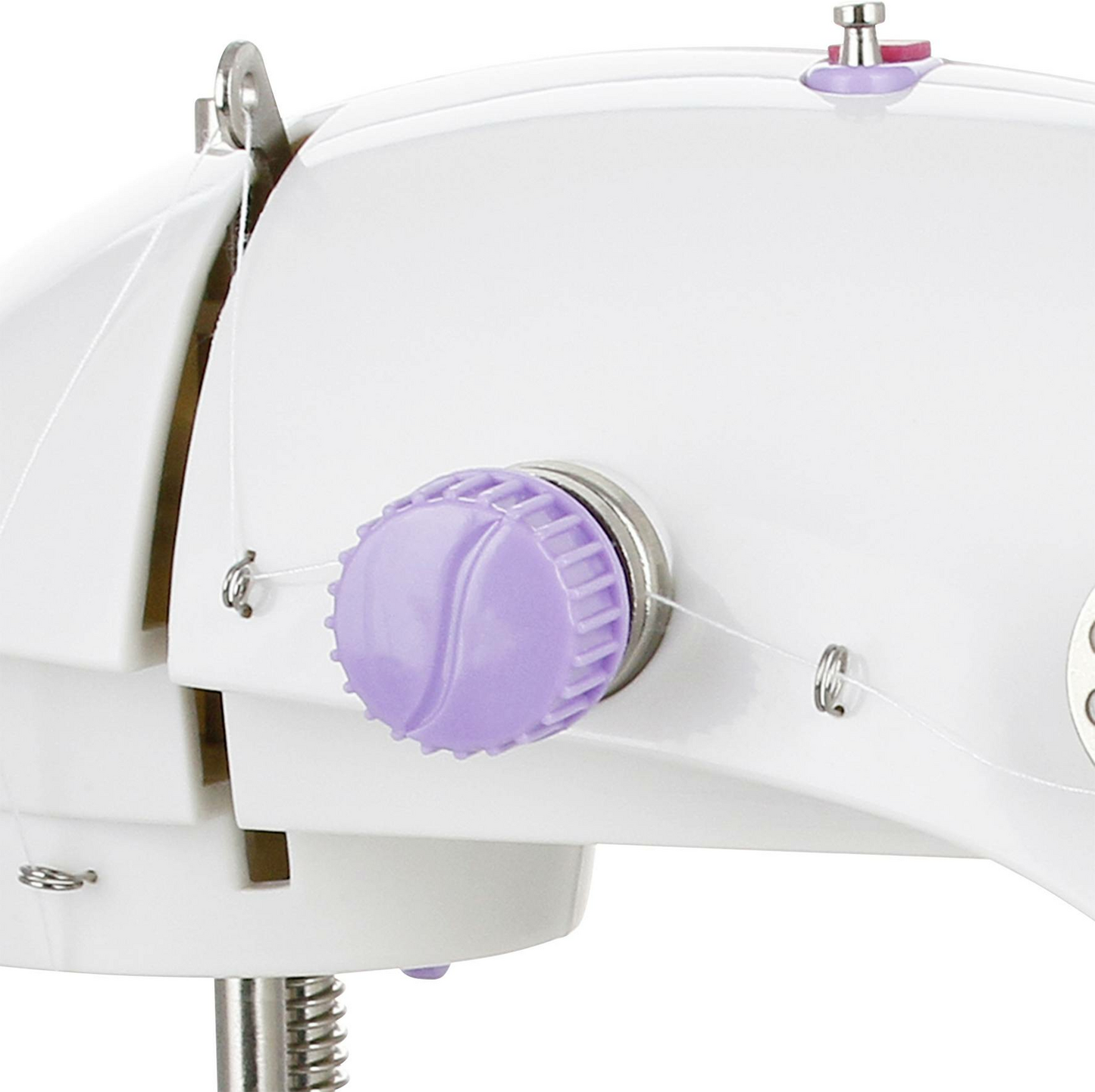 B-Ware Emerio Freiarmnähmaschine Nähmaschine Mini Nähmaschine Nähen Frei Weiß Fliede258