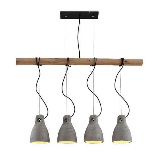 Lindby Grima hengiljós í B-flokki, steinsteypuljós, loftlampi, 140