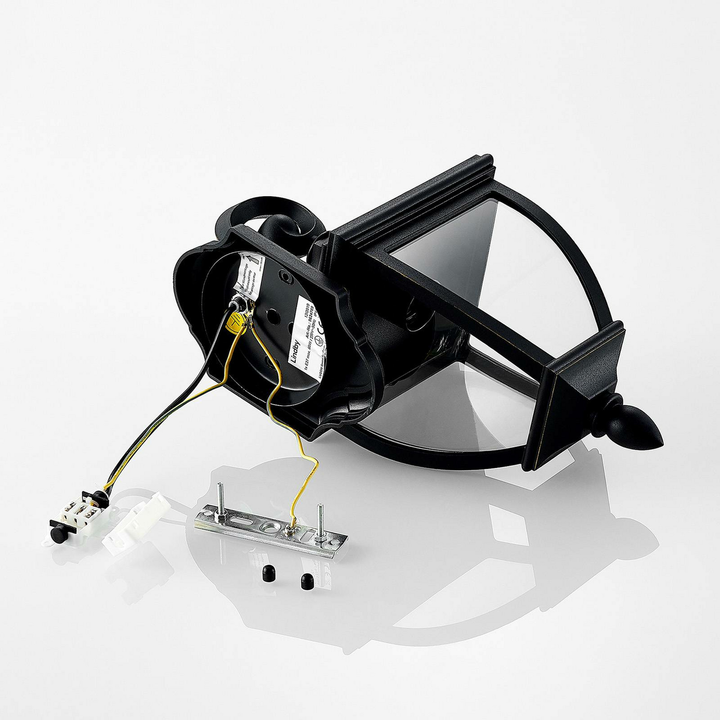 B-grade Lindby Cerys outdoor wall light, lantern light, garden light, decorative lantern E27914