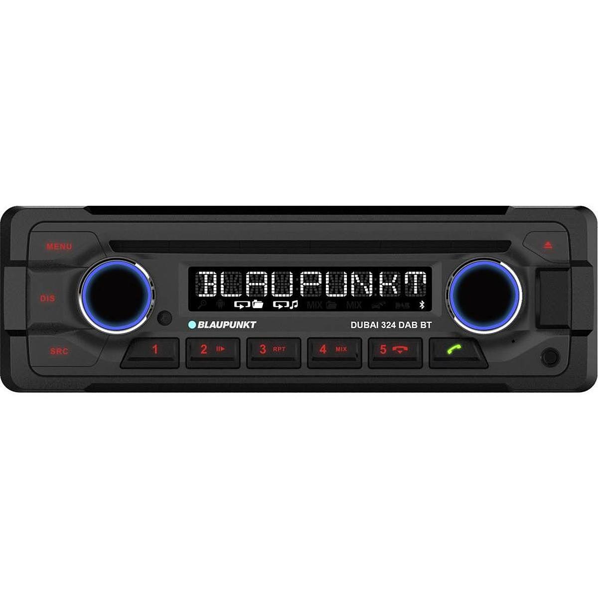 Blaupunkt Dubai 324 Dabbt 24V bílaútvarp, DAB+ móttakari, Bluetooth útvarp, gallað vara.