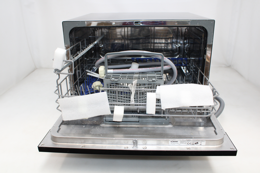 Bomann TSG 7405 borðuppþvottavél, lítil, 550 mm, orkunýtingarflokkur D