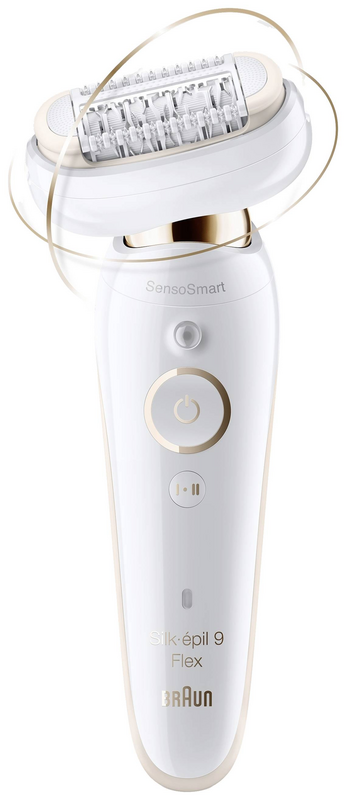 Braun Silk-épil Flex Ses 9003 3D háreyðingartæki fyrir konur, B-flokks, hvítt, blautt/þurrt