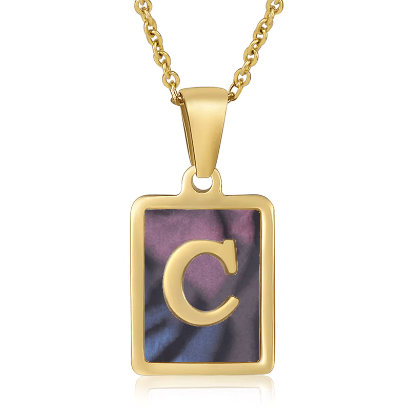 Buchstaben Kette Gold – 18K Vergoldung & Edelstahl