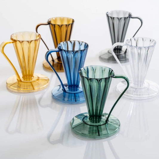 CAFEC Tritan Flower Dripper Deep 27 - Clear