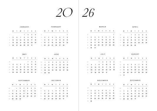 Cozy Publishing - Cozy Planner 2026 | Coffee – “You are made of magic.” | Calendar