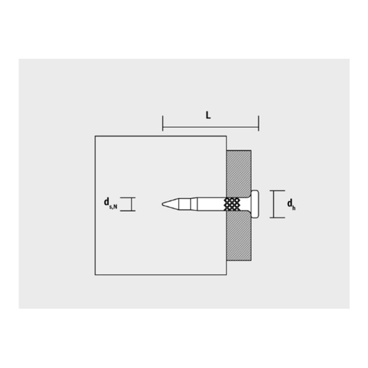 B-flokks Celo Xha Premium naglasett, gasnaglavél, 3x27 mm stál, gashylki, 800 stykki