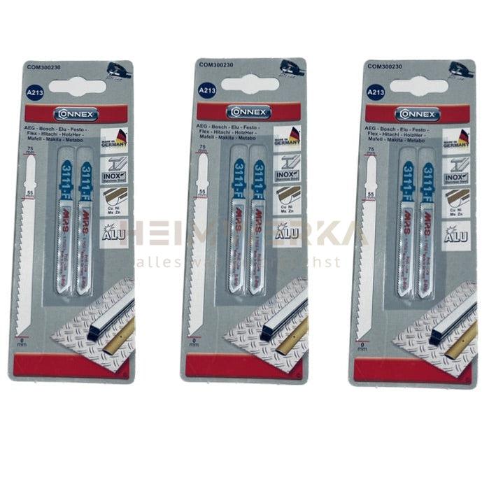 Connex Metall Stichsägeblatt fein 75 Bi-Metall, gefräst / geschränkt