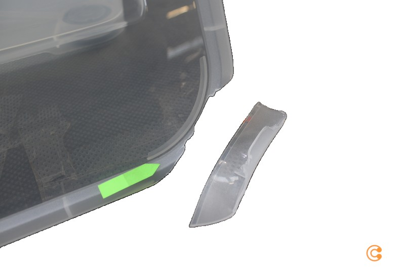 Geymslubox fyrir farsíma, B-flokks, Curver 243857, staflanlegt. Sjá texta/mynd.