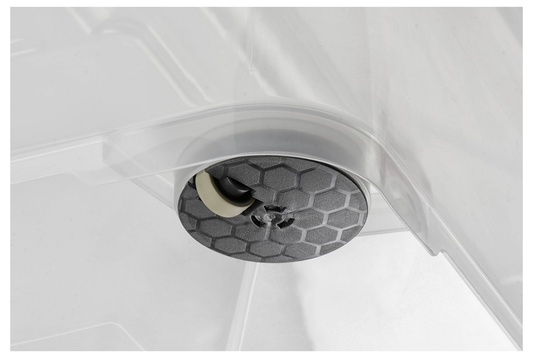 Geymslubox fyrir farsíma, B-flokks, Curver 243857, staflanlegt. Sjá texta/mynd.