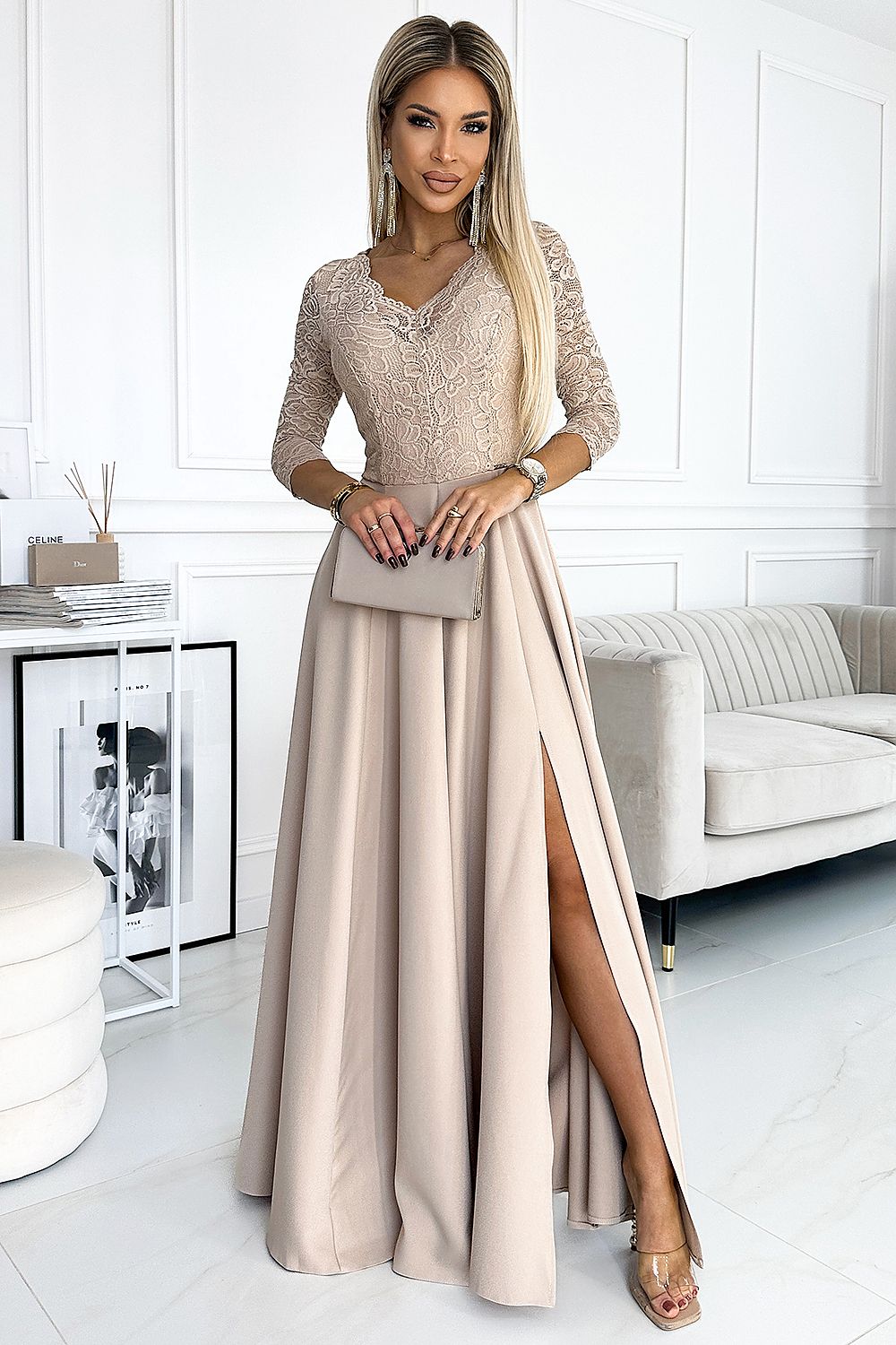 Langes Kleid model 189675 Numoco