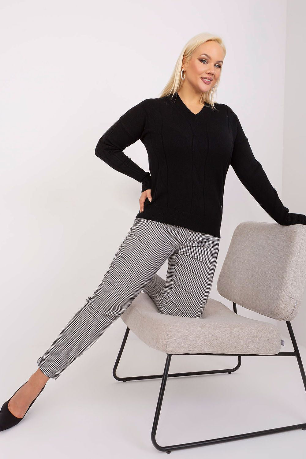 Pullover plus size model 190057 Factory Price