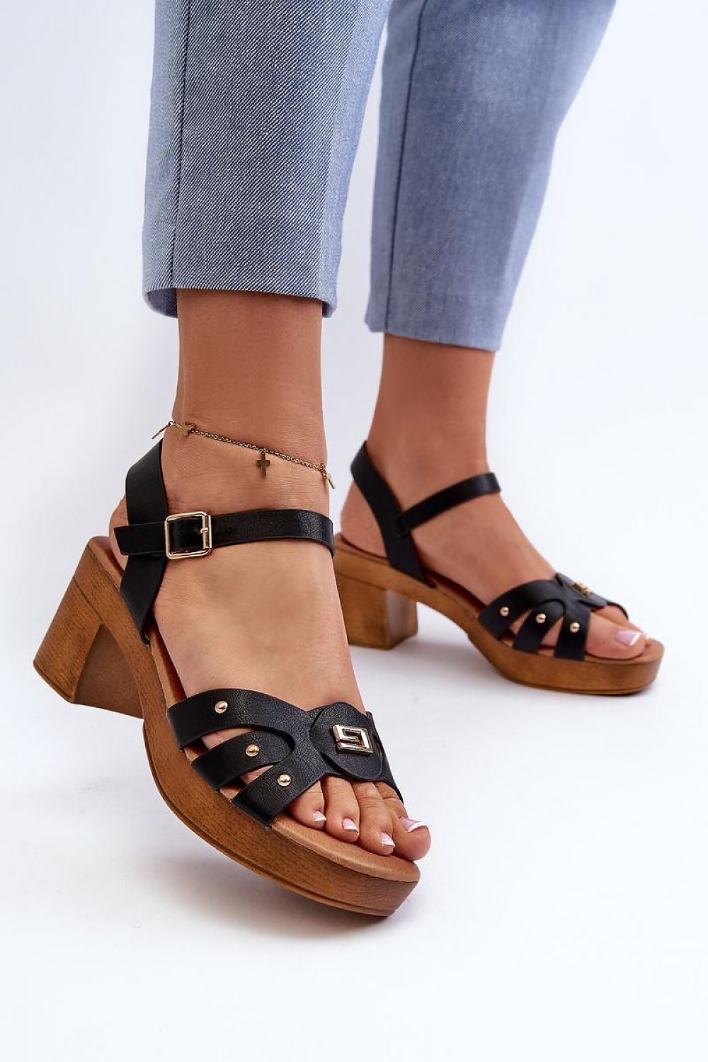 Sandalen mit Absatz model 196335 Step in style