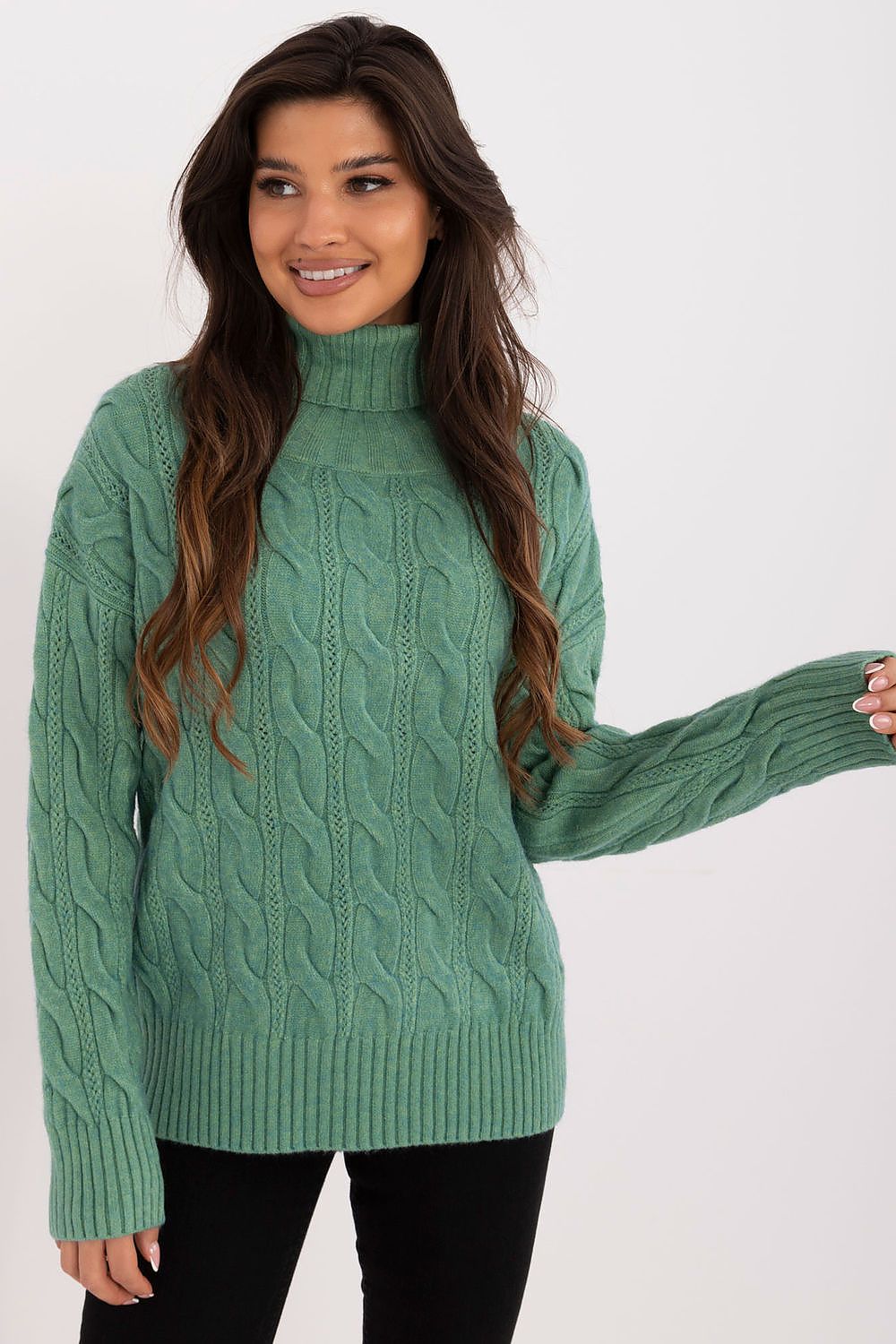 Rollkragenpullover model 199438 AT