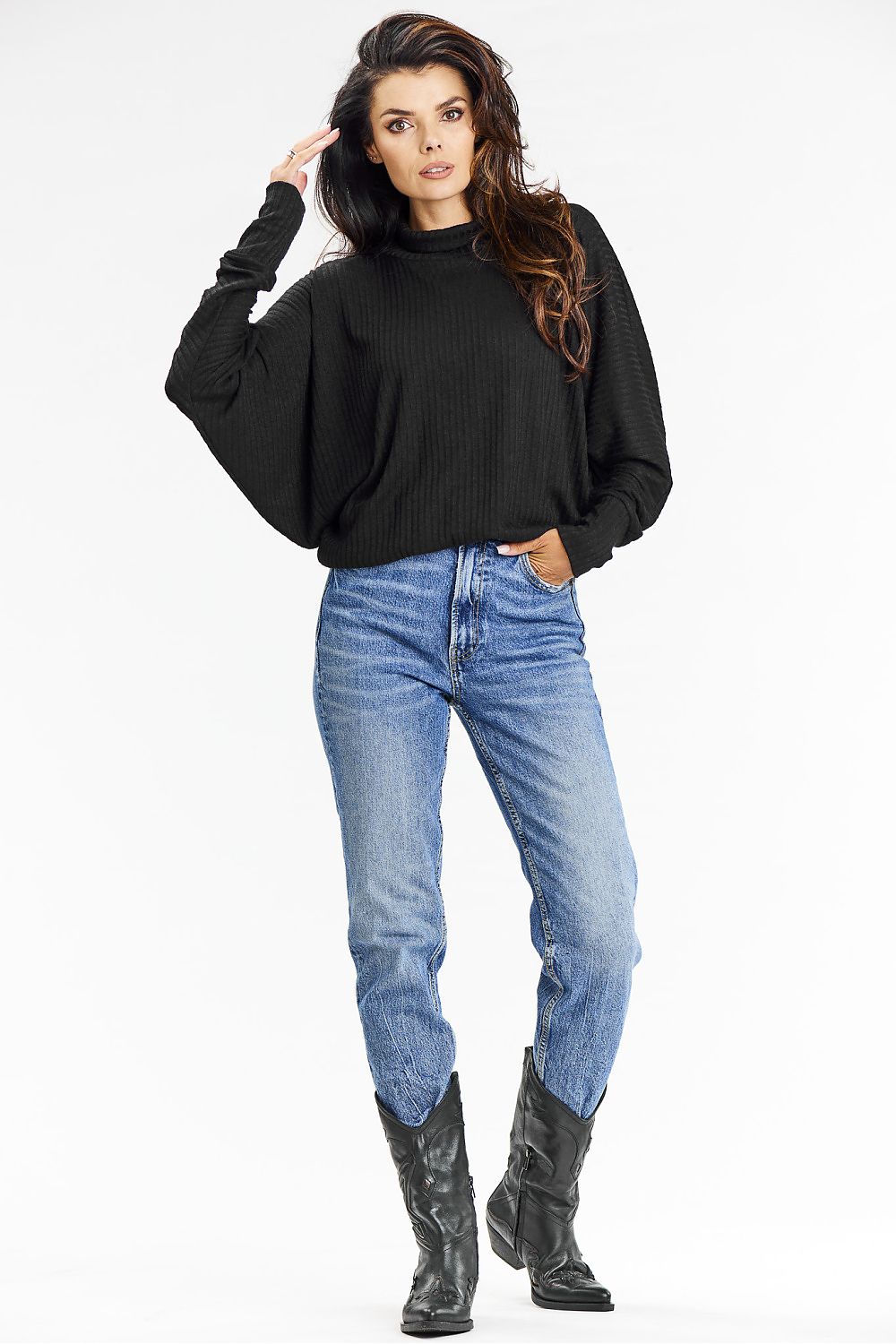 Rollkragenpullover model 200579 awama