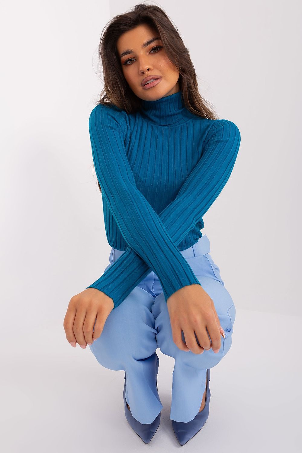 Rollkragenpullover model 203008 Factory Price