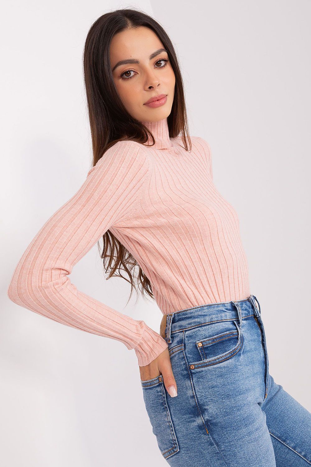 Rollkragenpullover model 203011 Factory Price