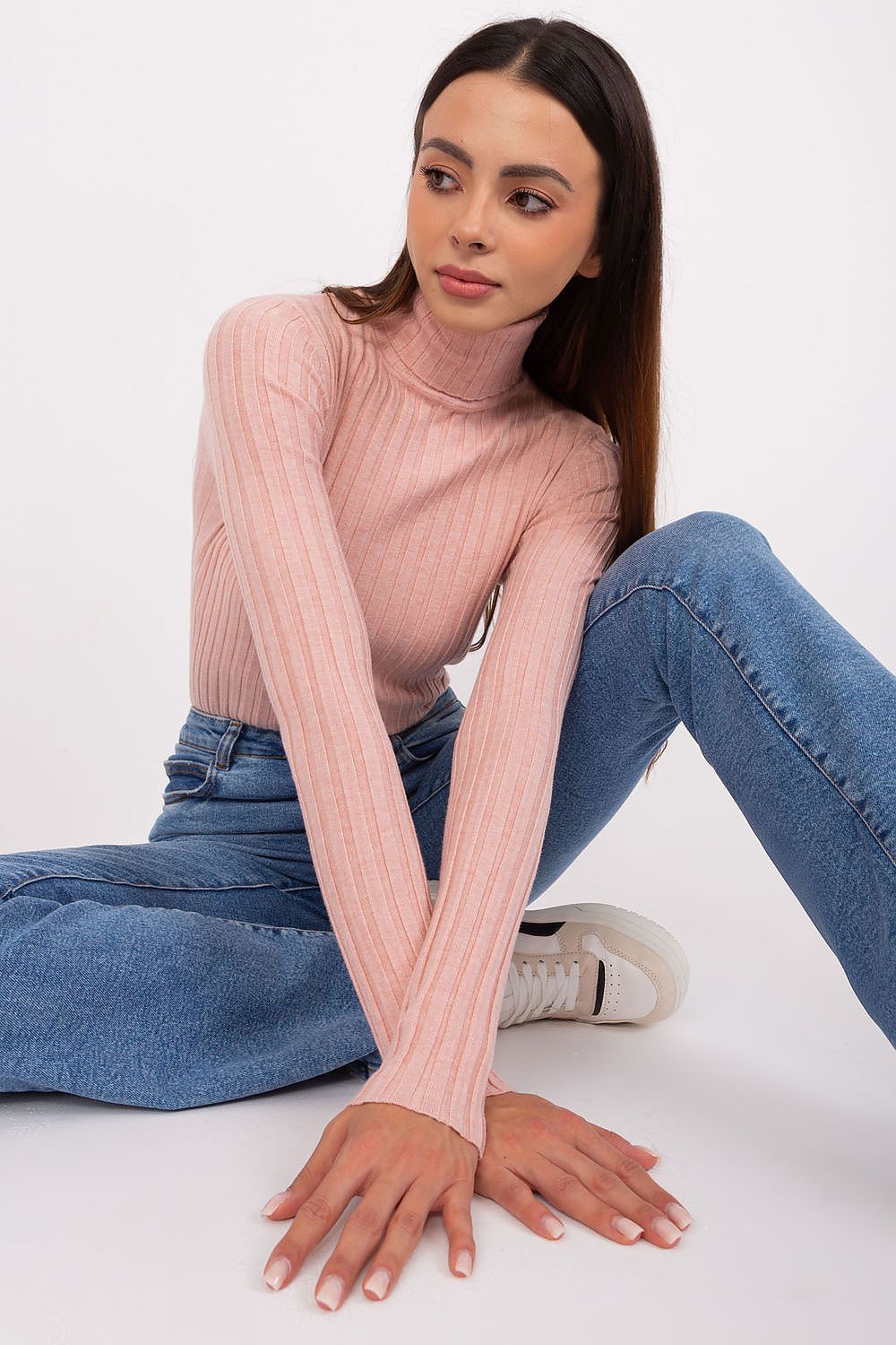 Rollkragenpullover model 203011 Factory Price