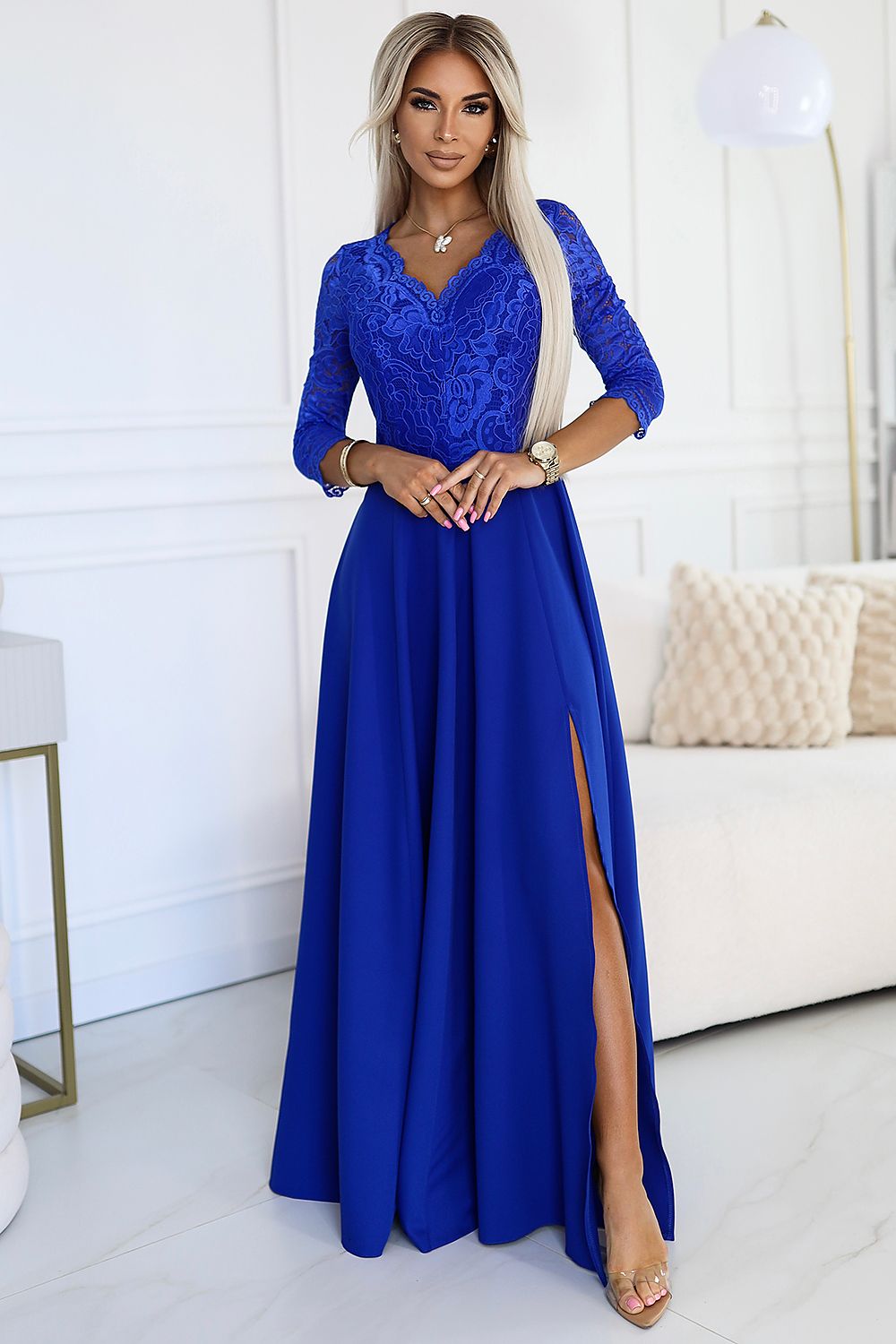 Langes Kleid model 203293 Numoco