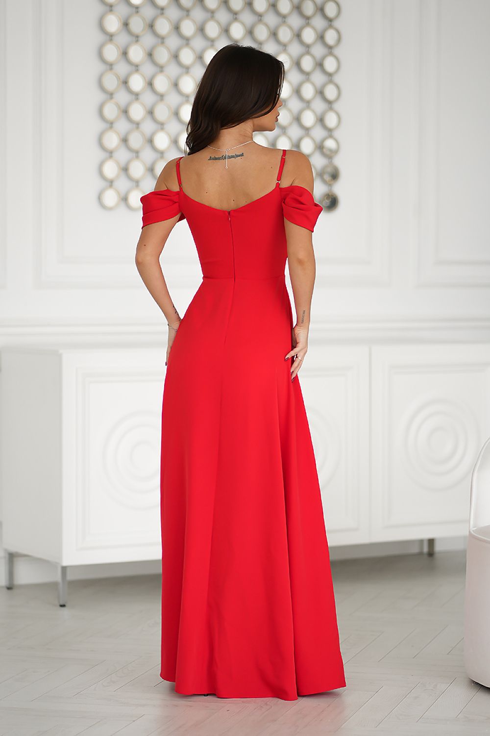 Langes Kleid model 203760 Bicotone