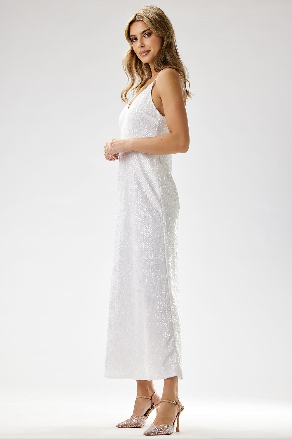 Langes Kleid model 204259 awama